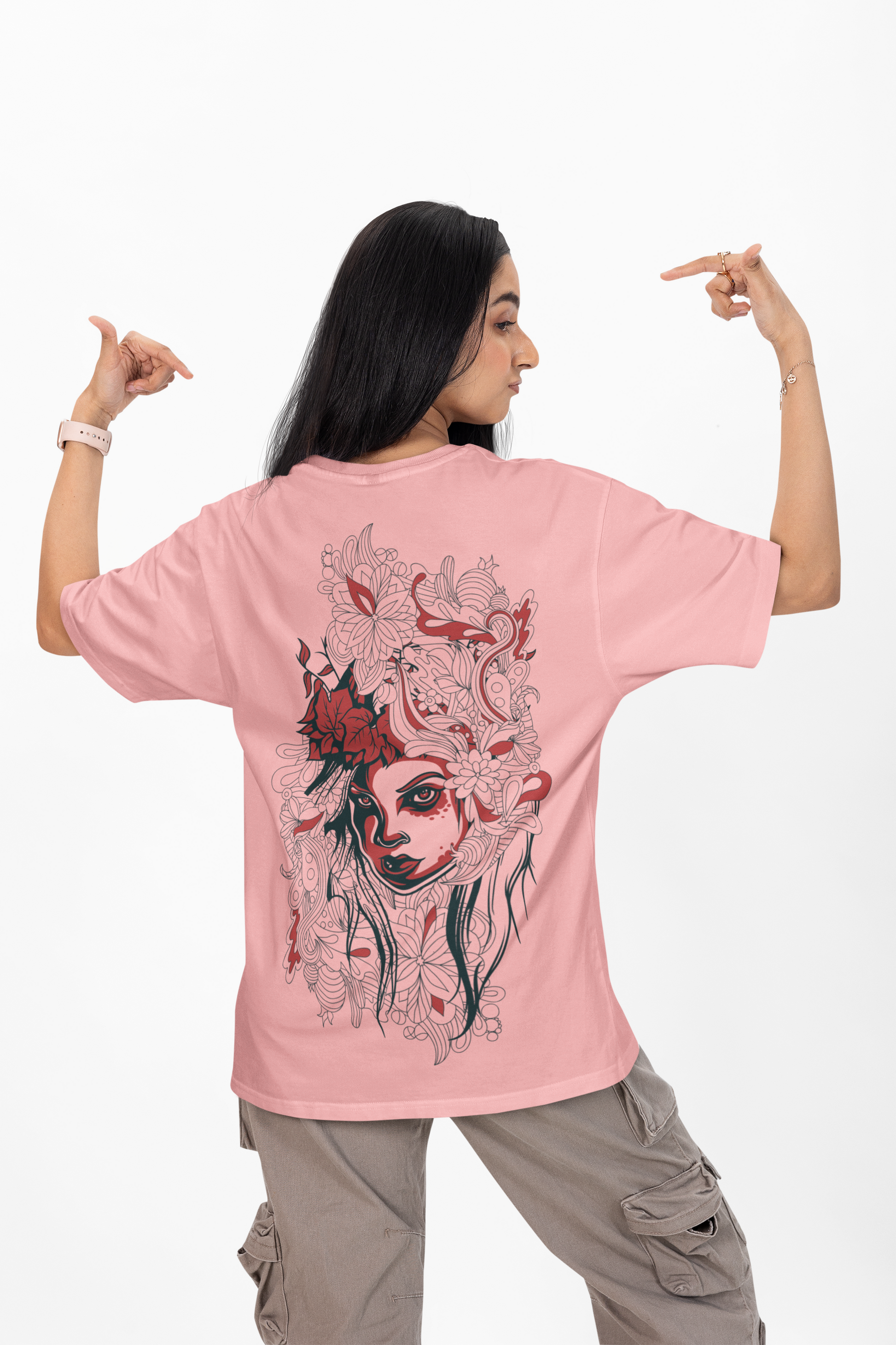 The Mystic Oversized Graphic T-Shirt | Andazify
