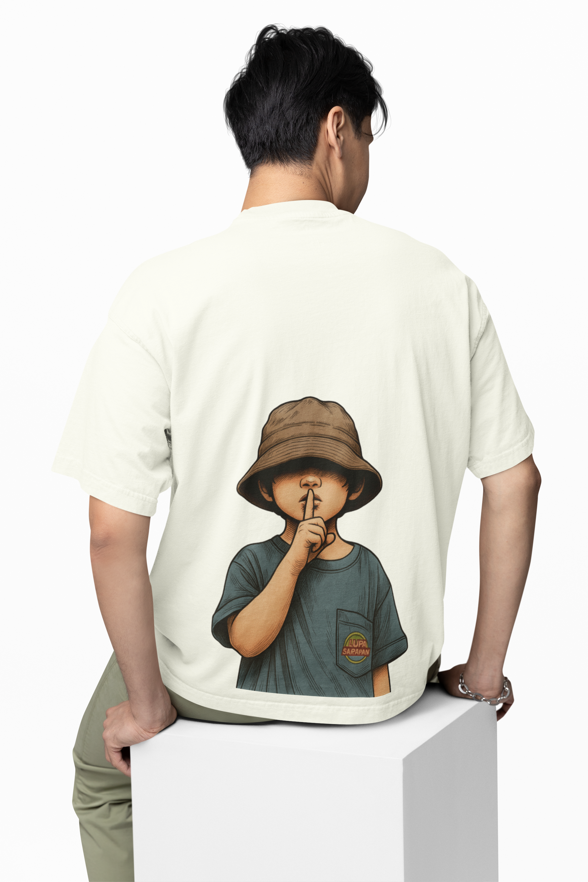 The  Secrets! Oversized Graphic Tee in Mint | Andazify