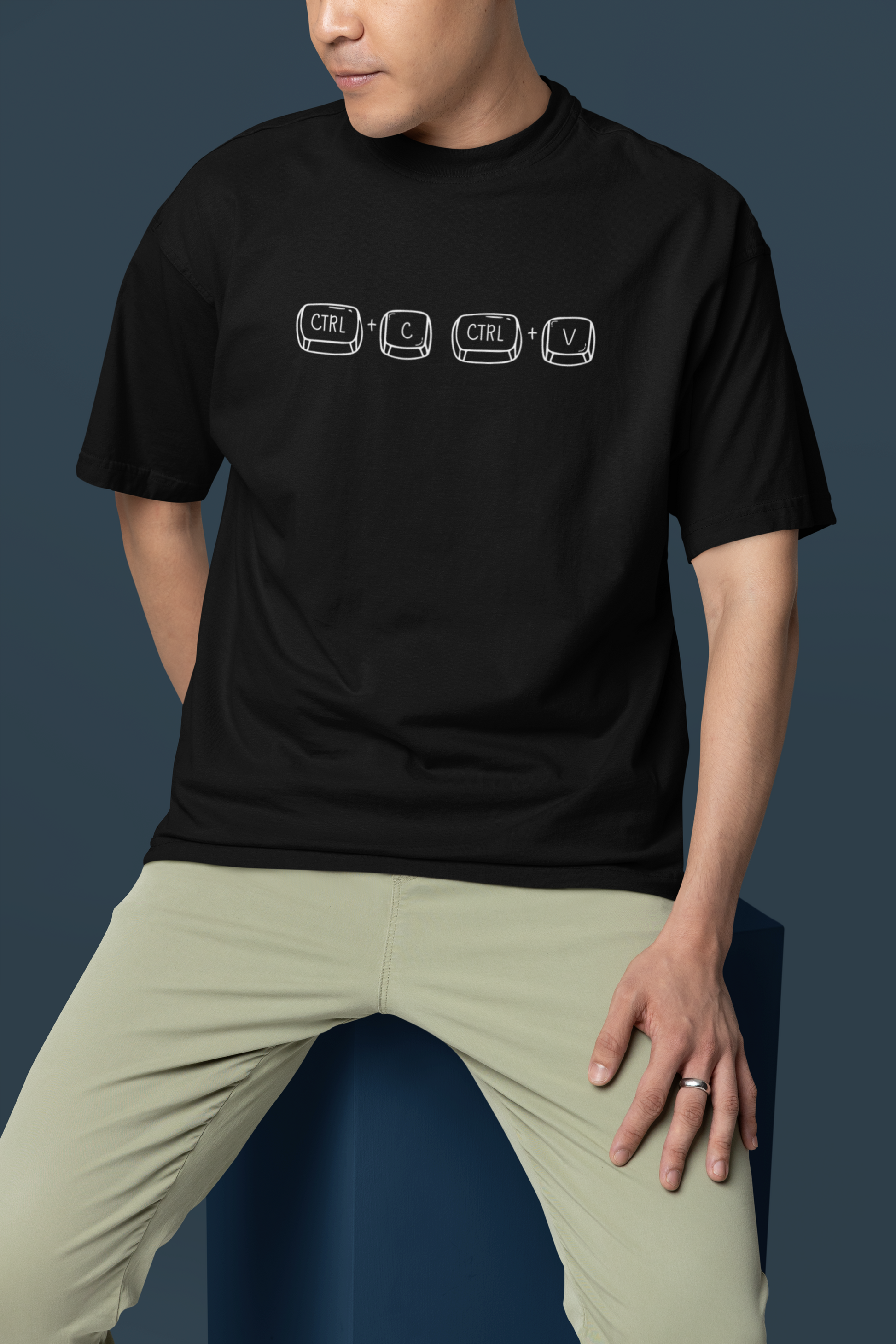 The Corporate Majdur Oversized Graphic Tee | Andazify