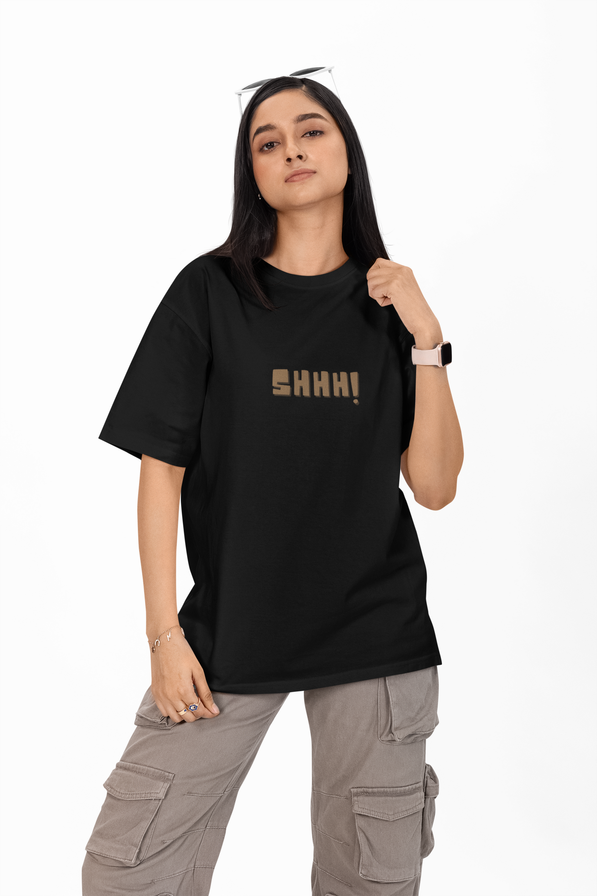 The  Secrets! Oversized Graphic Tee in Mint | Andazify